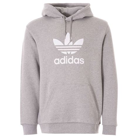 grijze hoodie adidas|adidas grey hoodie.